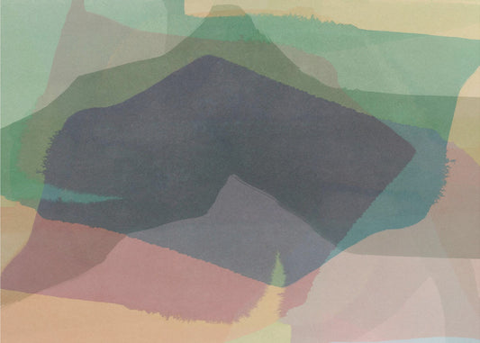 Abstract gedompeld landschap 6 | Canvas