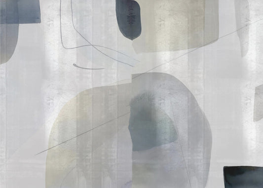 Zachte abstracte vormen 1 | Canvas
