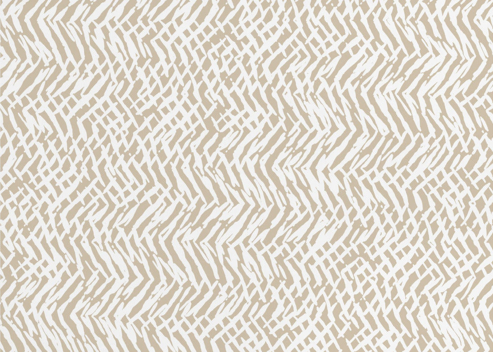 Marks Organic Stripes Textuur Beige I | Behang