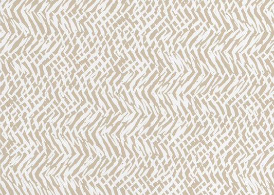 Marks Organic Stripes Textuur Beige I | Behang