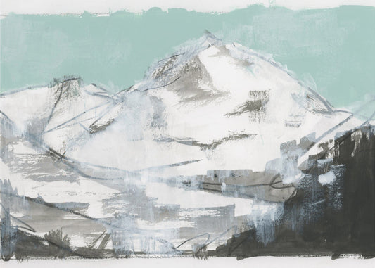 Witte Bergen Print nr. 2 | Poster