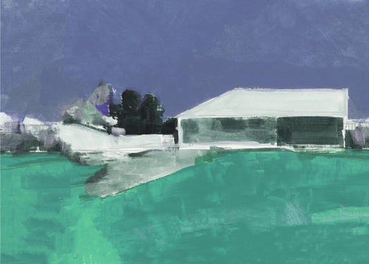 Moderne boerderij nr. 1 | Canvas
