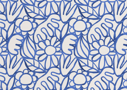Floral Harmony Maze | Wallpaper