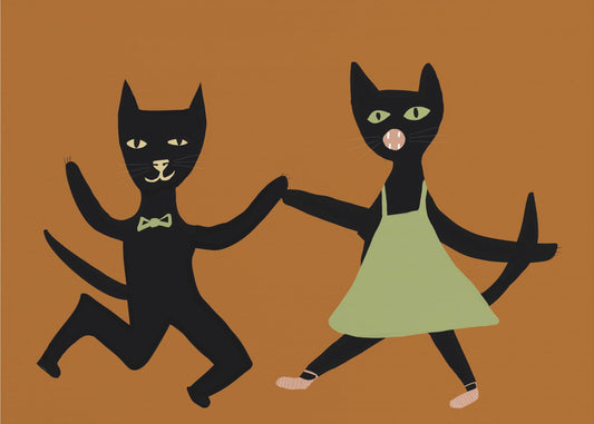 Dansende katten | Poster
