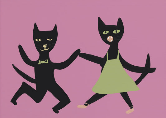Dansende katten | Poster