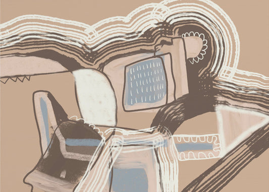 Weg naar het leven Abstract | Poster