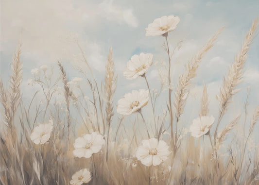 Serene weidebloesems | Canvas