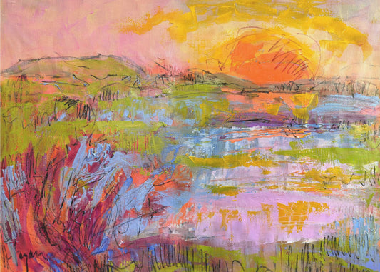 Zonsondergangsymfonie | Canvas