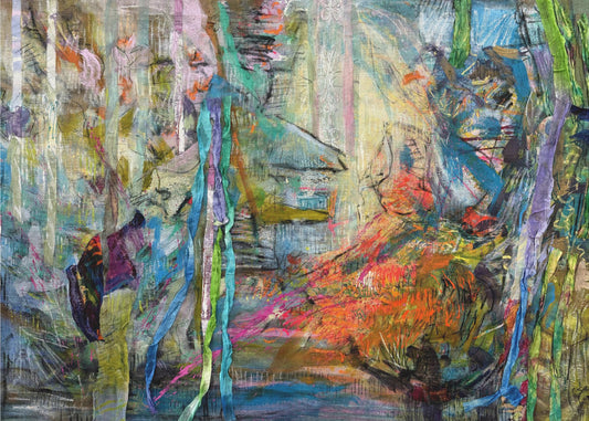 Mystieke Bosgloed | Canvas