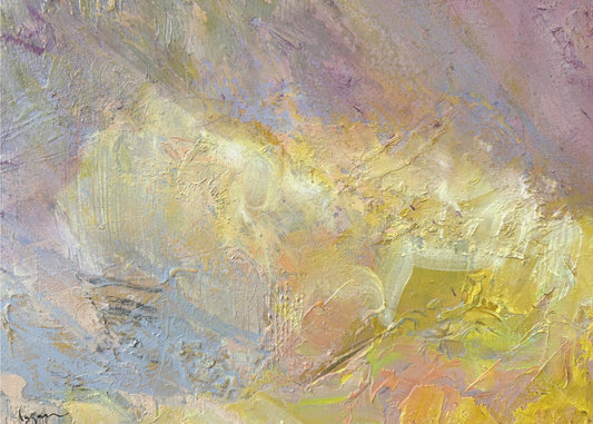 Stijgende gouden abstract | Canvas