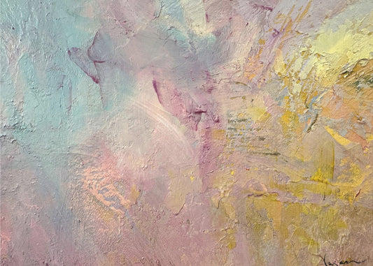 Pastel Fluisteringen | Canvas