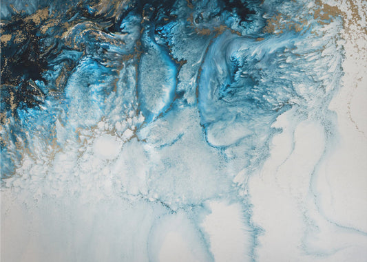 Kustkunst - Kustblauw | Canvas