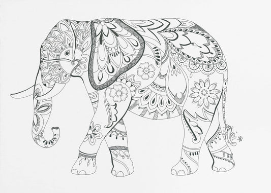 Olifant Mandala | Canvas