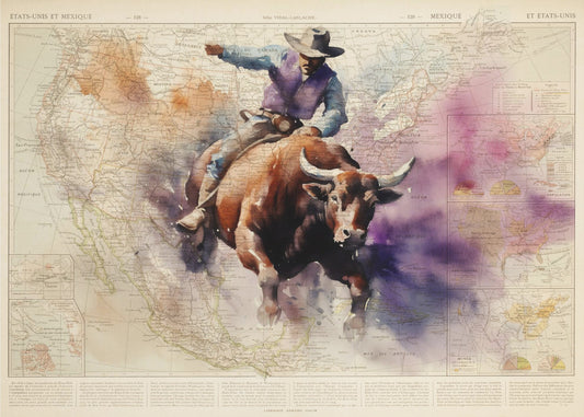 Stierenrijder | Canvas