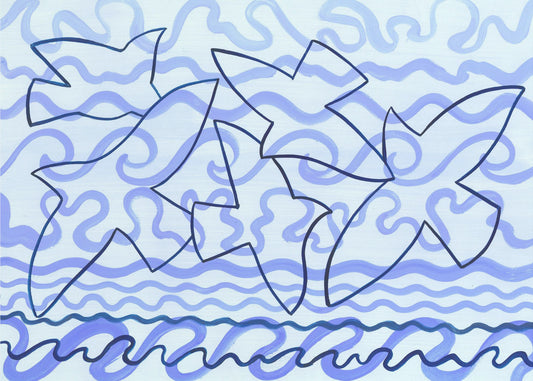 Golven van sereniteit | Canvas