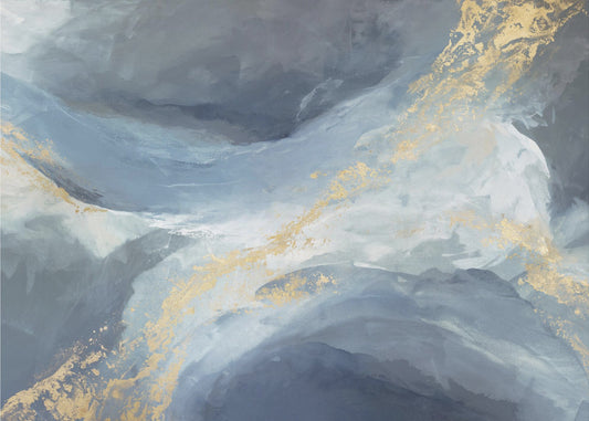 Gouden Stromen | Canvas