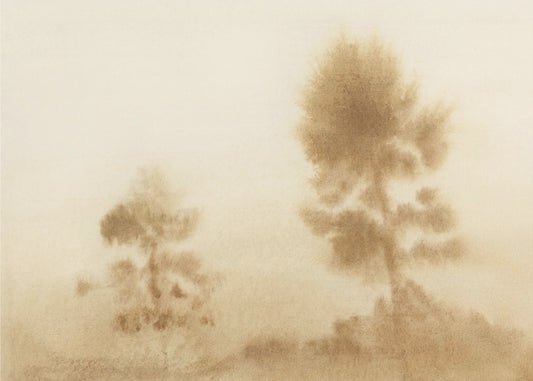 Mistige Weide | Canvas