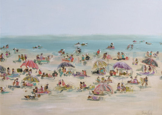 Impressionistisch strandgezicht | Poster