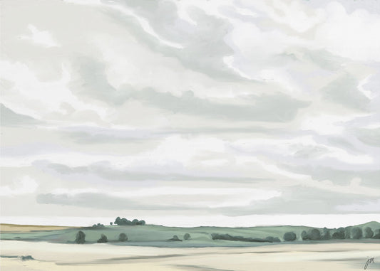 Rustige horizonten | Canvas