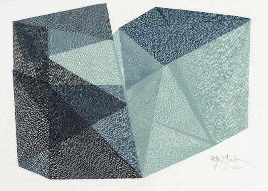 Veelhoekige vorm III. | Canvas