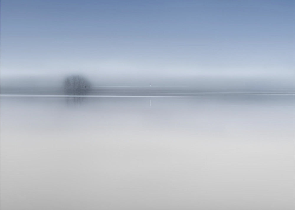 De schemerrivier | Canvas