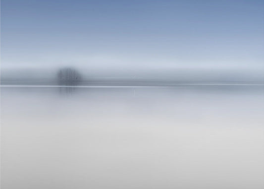 De schemerrivier | Canvas