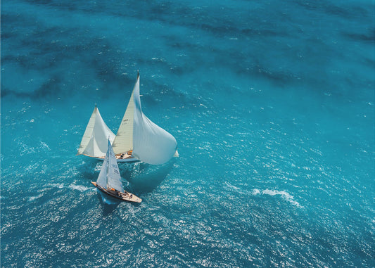 Blauwe ruit | Canvas