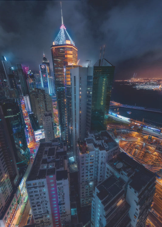 Vliegend Hongkong | Canvas