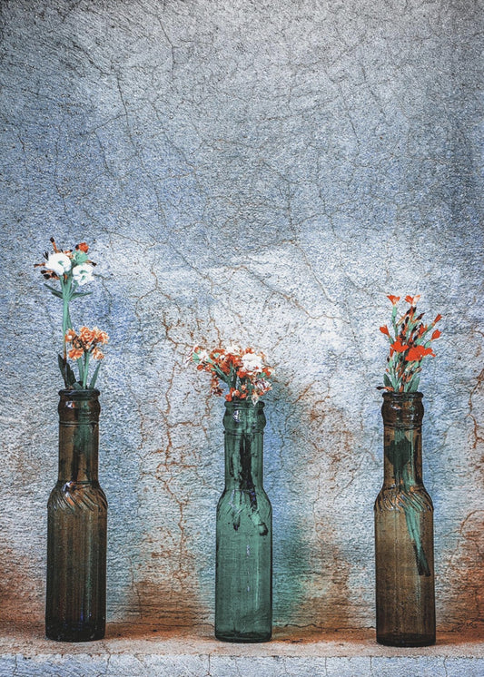 Schattige kleine bloemen | Canvas