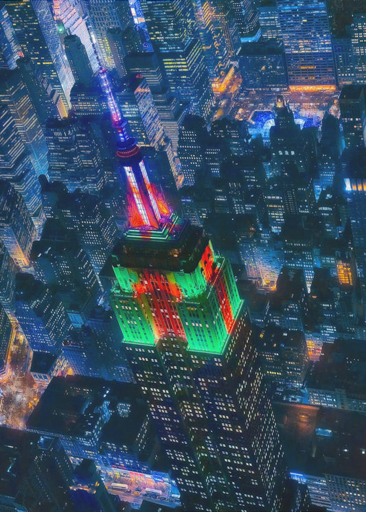 Vliegend NYC | Canvas