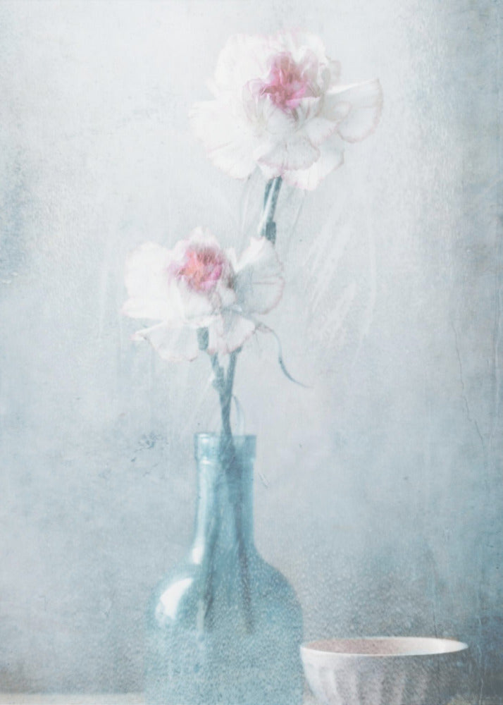 Vriendschap in bloemen | Canvas