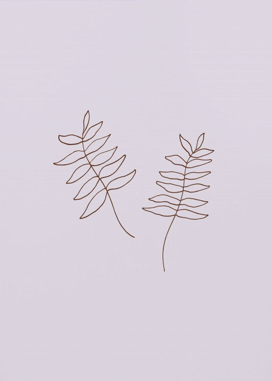 Twee twijgen | Canvas