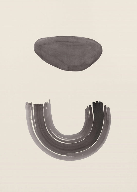 Boog en steen | Poster