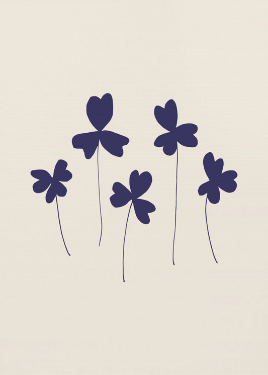 Blauwe zuring | Canvas
