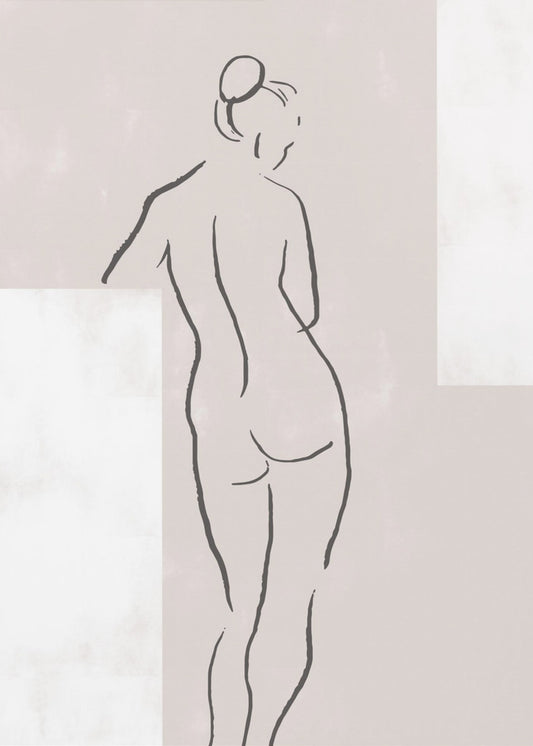 Vrouw in studio | Canvas