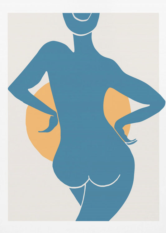 Blauwe Vrouw | Canvas