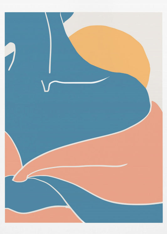 Blauwe Schouder | Canvas