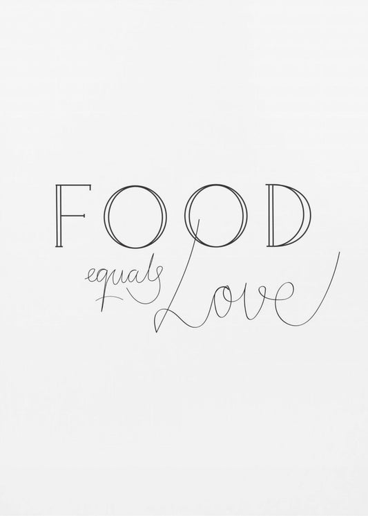 Food is Love | Poster