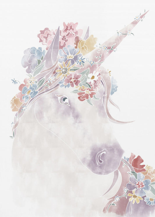 Unicorn Floral | Poster