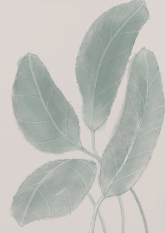 Leaves Watercolor | Poster