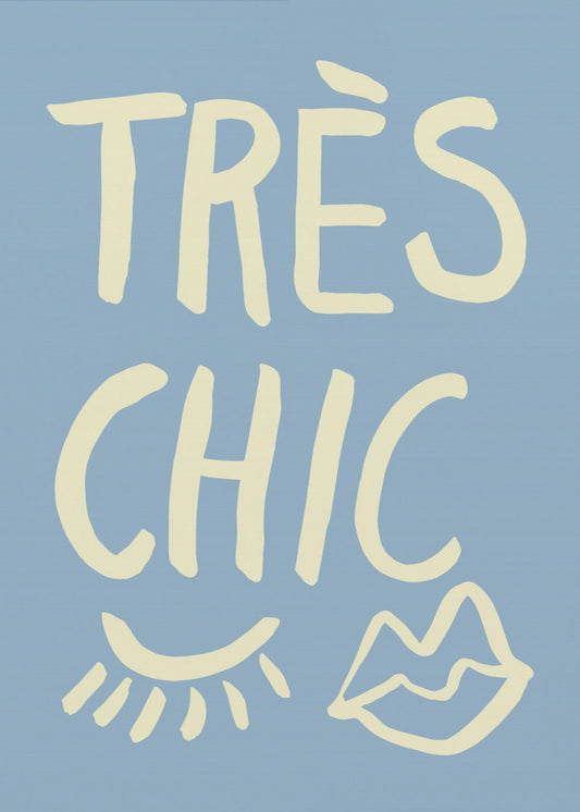 Zeer chique blauw | Canvas