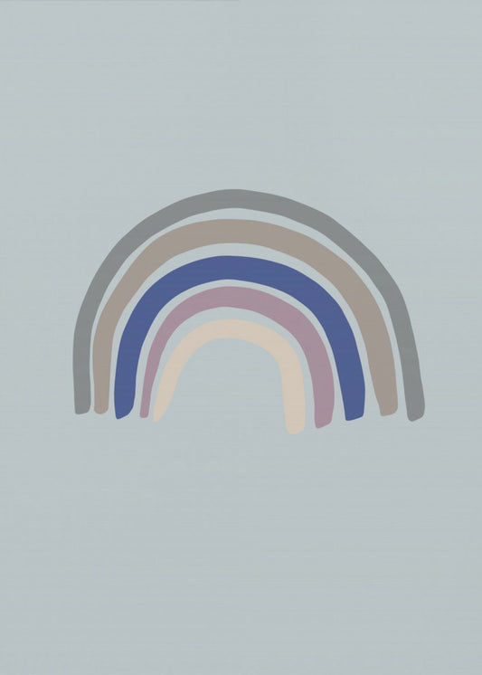 Regenboogblauw | Canvas