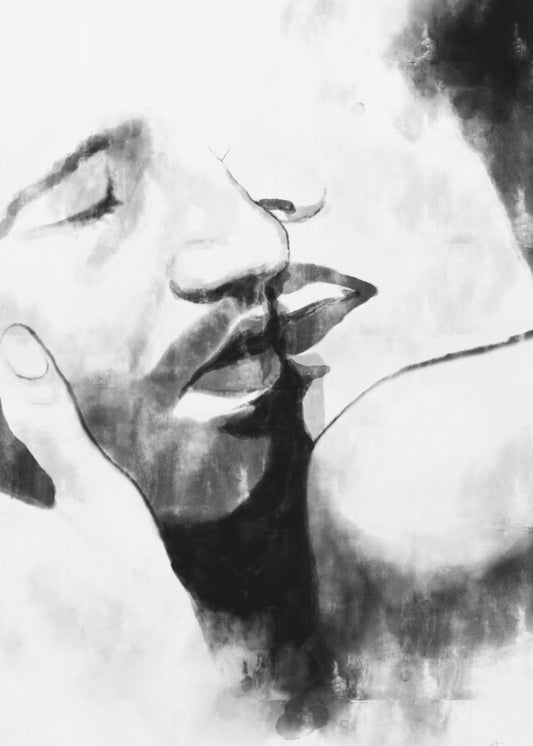 Kus dichtbij | Canvas