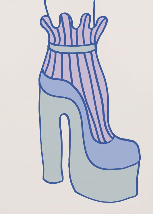 Blauwe Hak | Poster