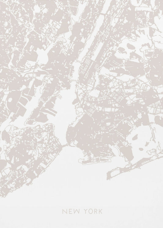 New York Map | Poster