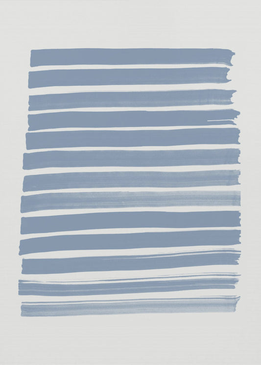 Blauwe Strepen | Canvas