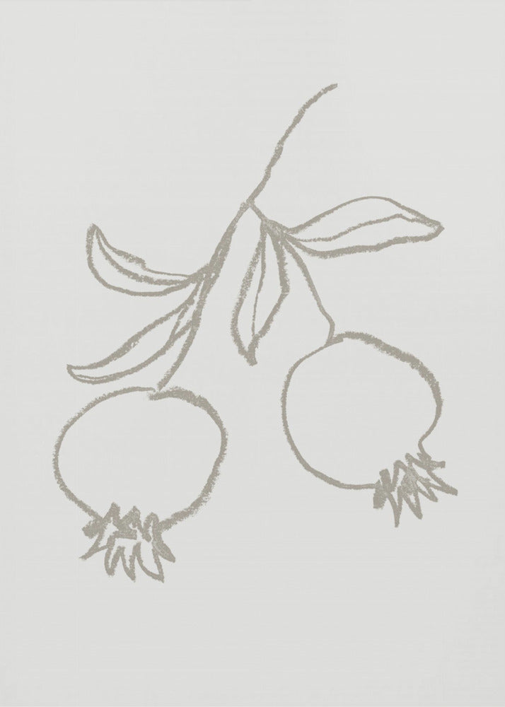 Granaatappelgroen | Canvas