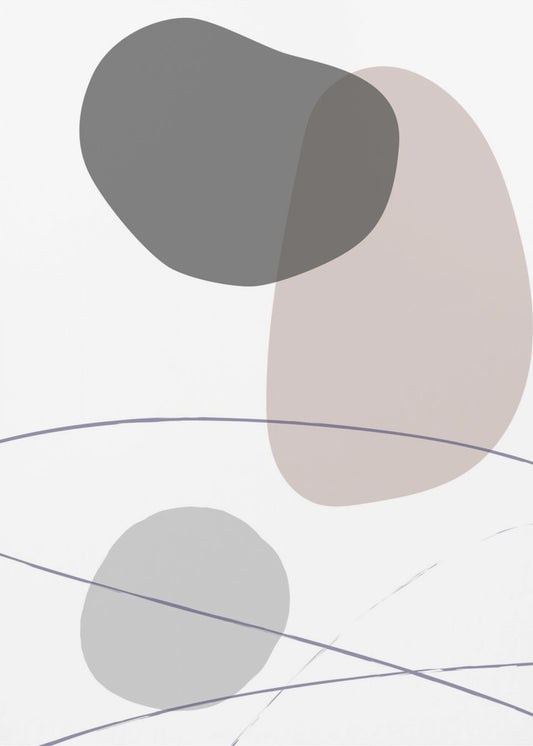 Nieuwe vormen Beige 03 | Poster