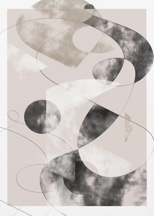 Vormen verbrijzelen | Canvas