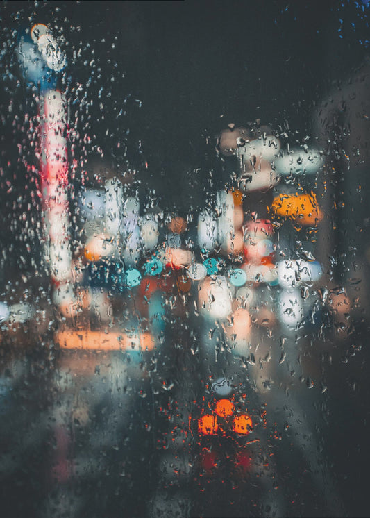 De wereld door glas | Canvas